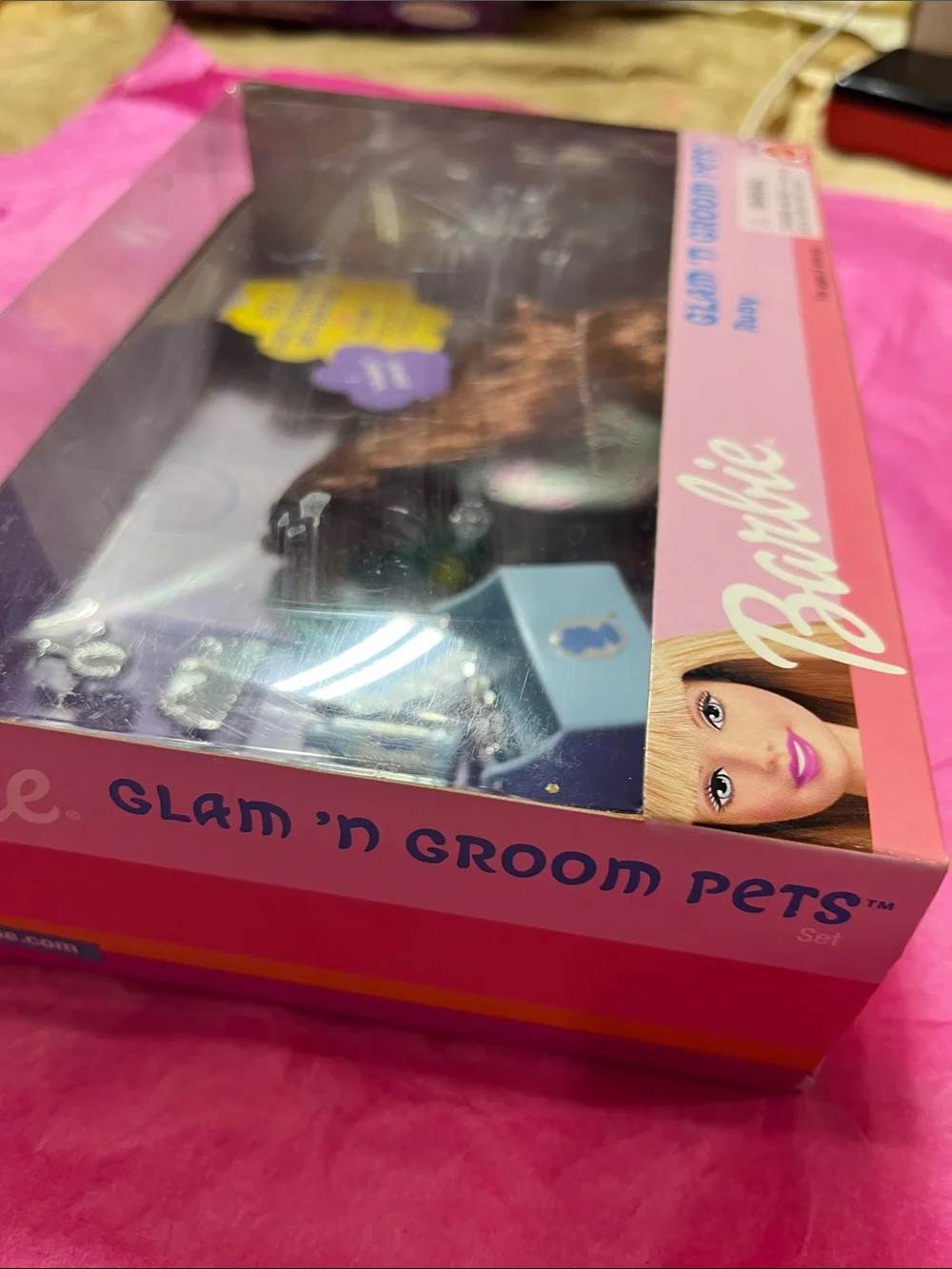 1999 Mattel Barbie Glam 'N Groom Pets feat. Ruby the Irish Setter Dog NRFB Rare